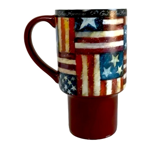 Vintage 16 oz. Old Glory 5036010 SW#1 LANG Mug Art Work by Susan Winget - Picture 3 of 9